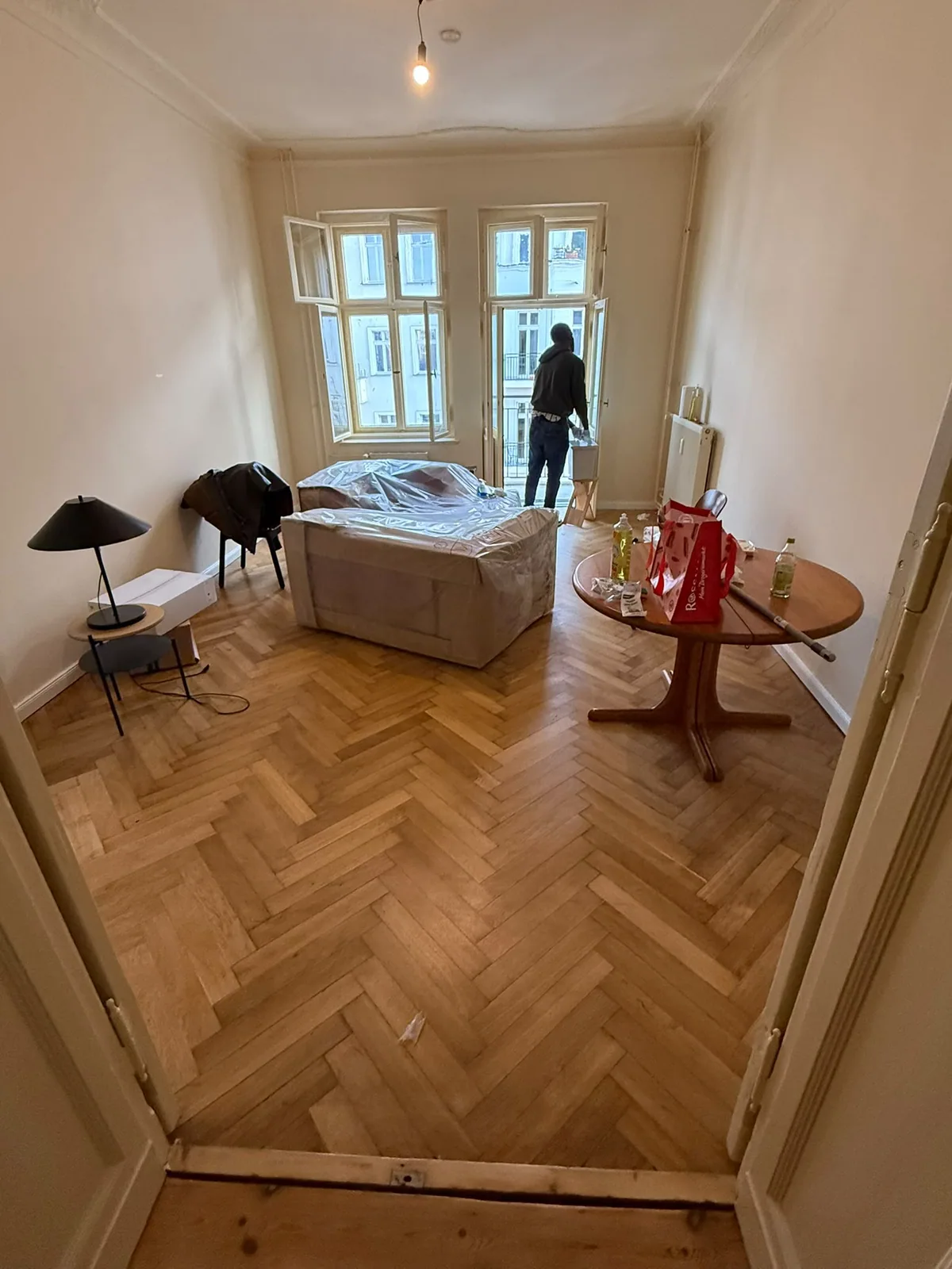 Fischgrätboden im Altbau